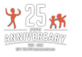 ティエンポ設立25周年記念ロゴ